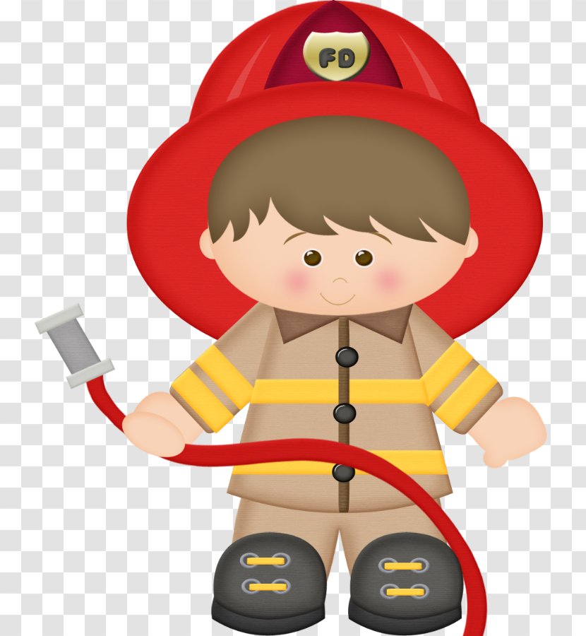 Firefighter Fire Engine Department Police Clip Art - Boy - Fireman Transparent PNG