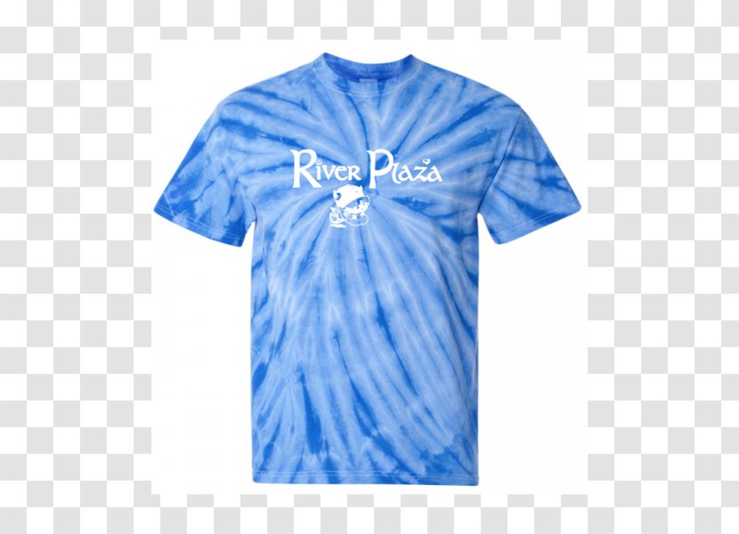 T-shirt Tie-dye Clothing Sleeve - Azure Transparent PNG