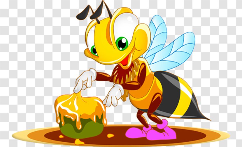 Honey Bee Sting Cuteness - Pollinator Transparent PNG