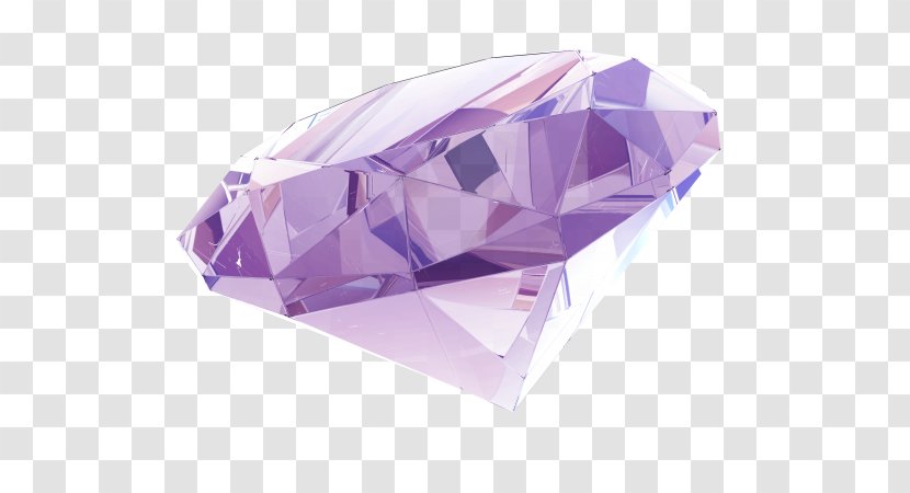 Pink Diamond Purple Lavender - Crystal Transparent PNG