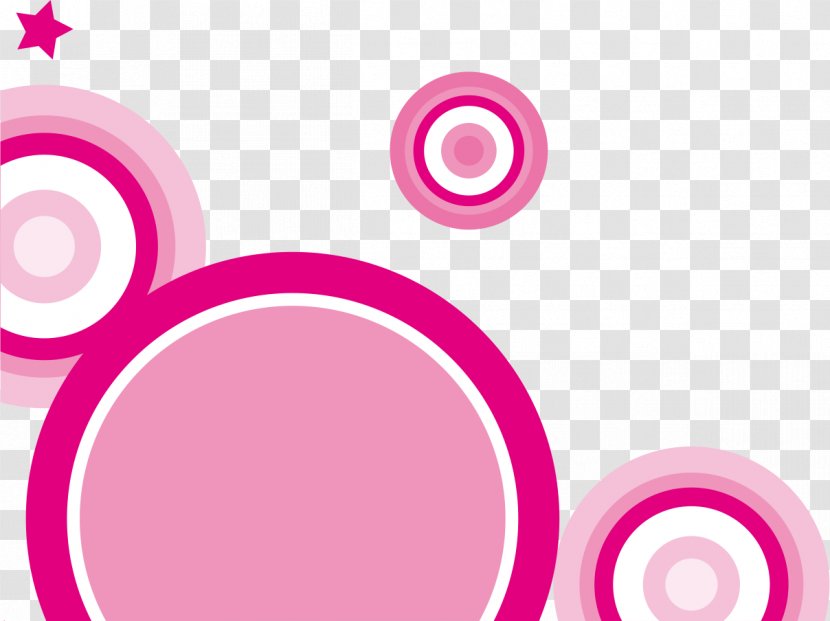Pink Circle Rose - Designer - Tide Transparent PNG