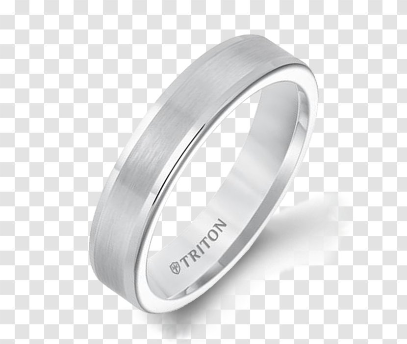 Wedding Ring Silver Material - Hardware - Tungsten Carbide Transparent PNG