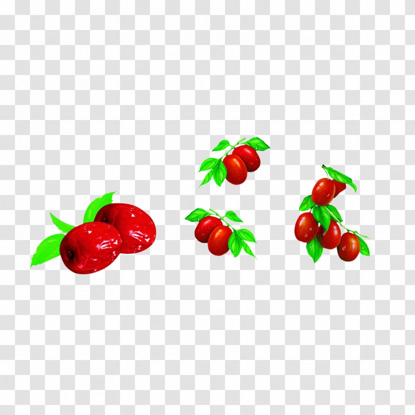Jujube Date Palm Dried Fruit - Strawberry - Dates Transparent PNG