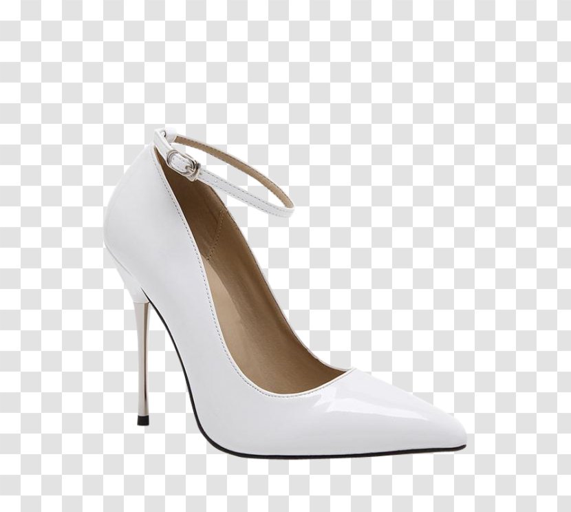 Heel White Online Shopping Court Shoe Strap - Free Shipping - Sandal Transparent PNG