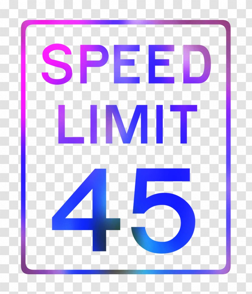 Logo Brand Number Product Line - Speed Limit Transparent PNG
