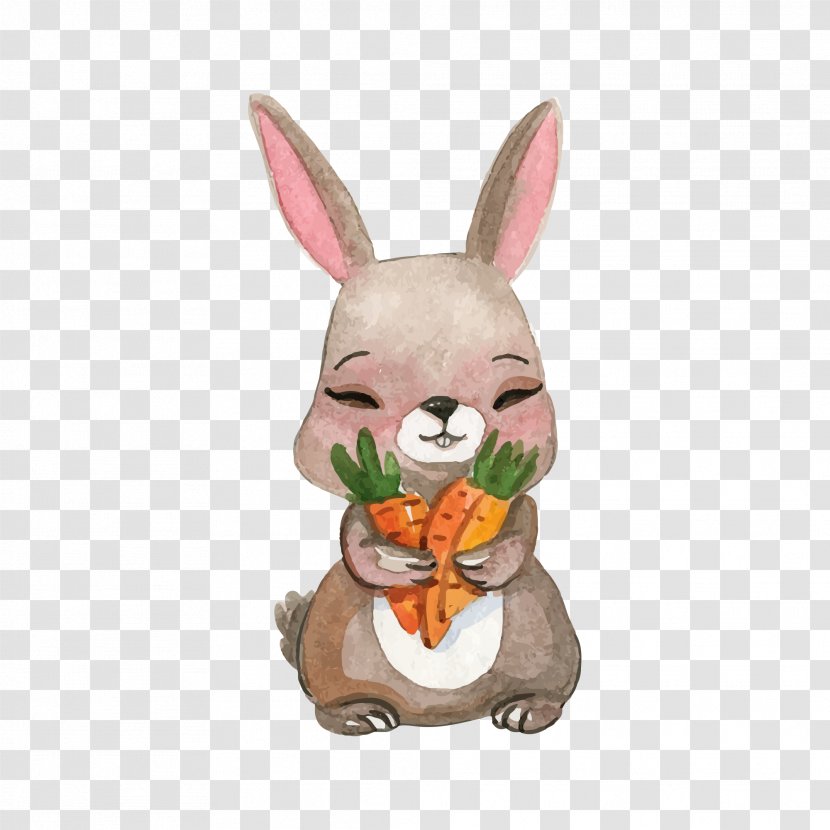 Drawing Painting Illustration - Rabbit Transparent PNG