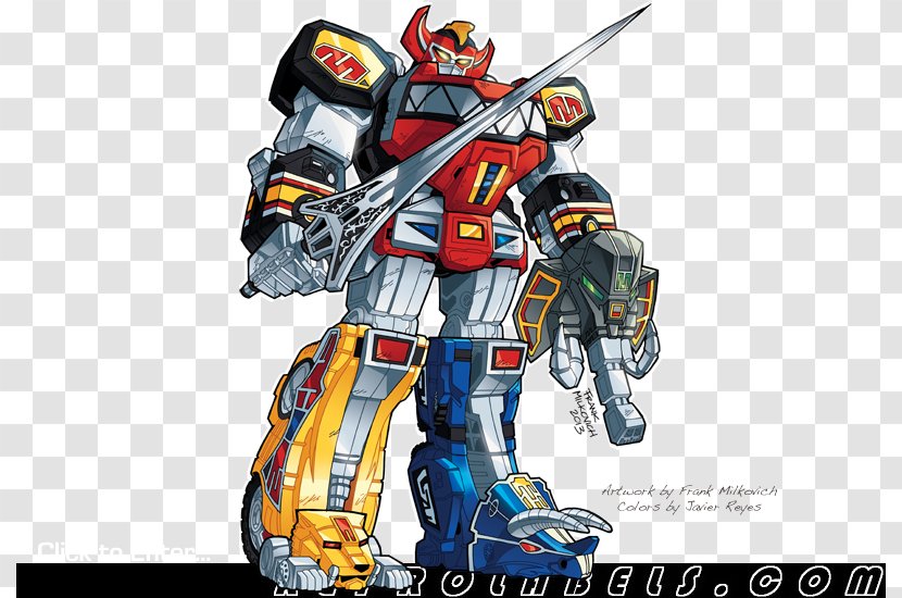 Zord Power Rangers Work Of Art Commission - Robot Transparent PNG