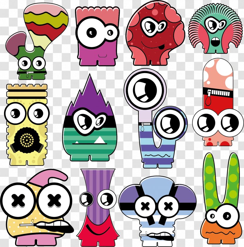 Cartoon Monster - Artwork Transparent PNG