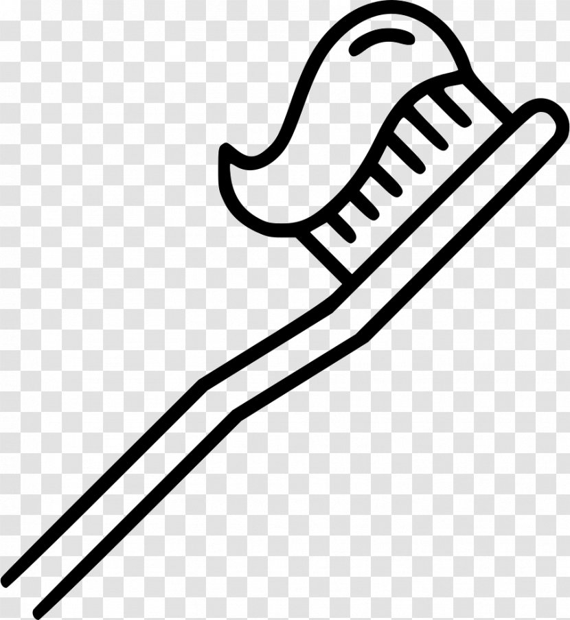 Clip Art Toothbrush Tooth Brushing - Monochrome Photography Transparent PNG