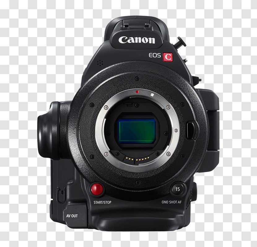 Canon EOS C100 Mark II Camera - Lens - Xlr Transparent PNG