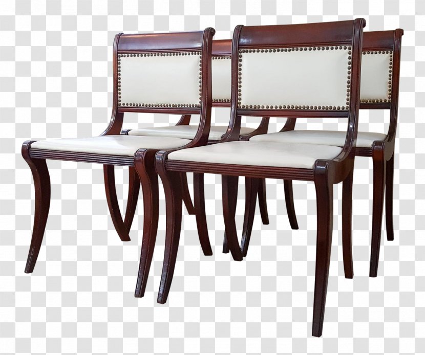 Table Chair Furniture Empire Style Dining Room - Mahogany Transparent PNG