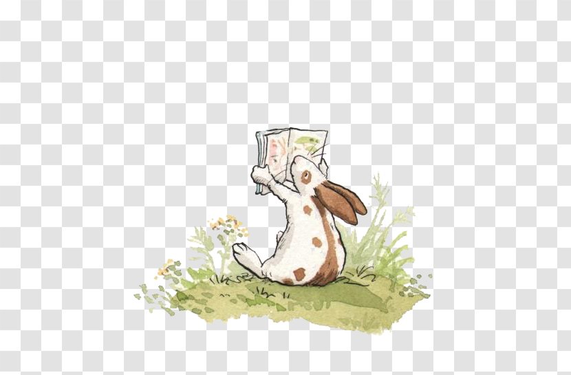 Guess How Much I Love You Book Illustration Illustrator Rabbit - Watercolor Painting Transparent PNG
