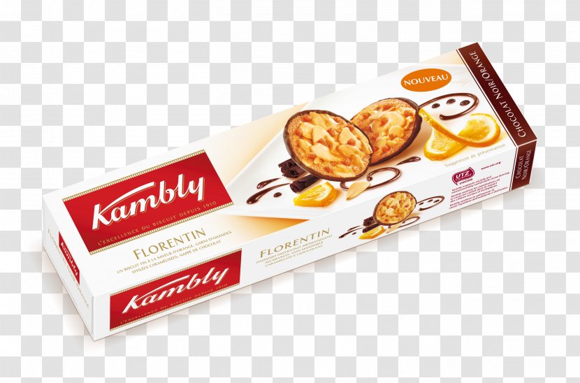 Almond Biscuit Florentine Biscuits Kambly 100g - Chocolate Transparent PNG