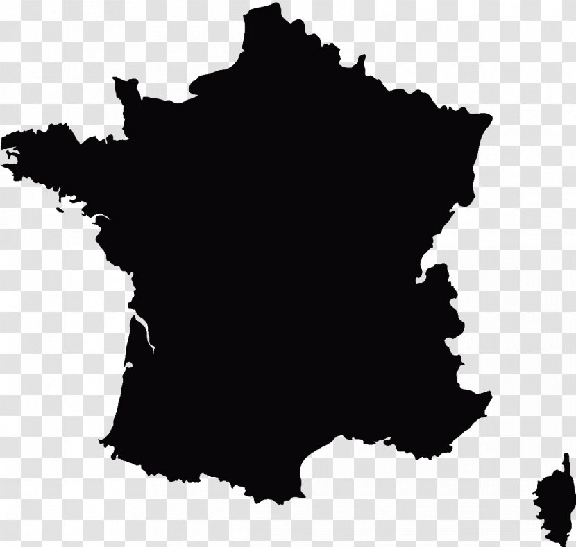 France Vector Map Royalty-free - Blank - Flag Transparent PNG