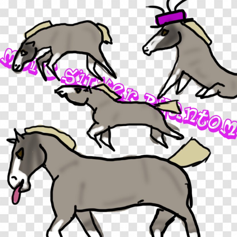 Mule Foal Pony Rein Colt - Horse Tack - Mustang Transparent PNG