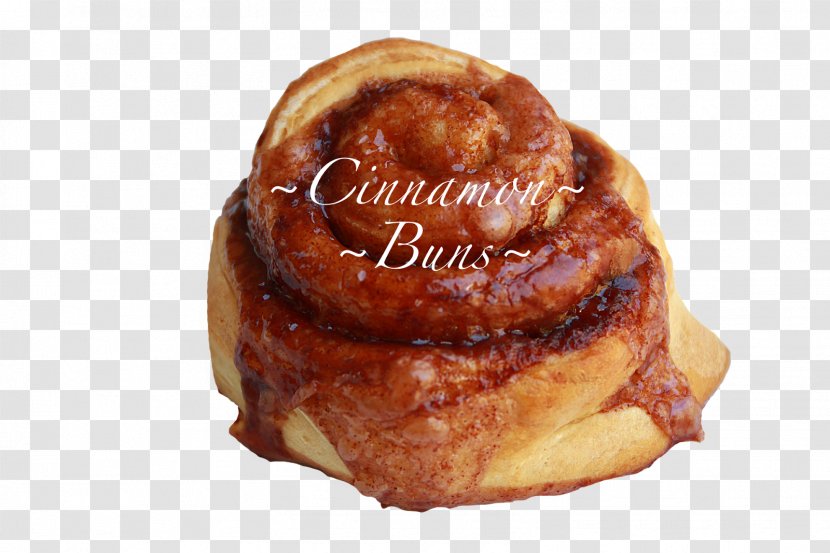Cinnamon Roll Sticky Bun Flavor Pastry - Small Bread Transparent PNG