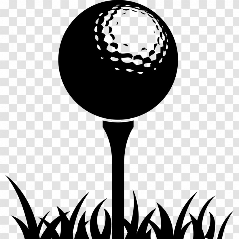 Golf Balls Course Tees - Monochrome Transparent PNG