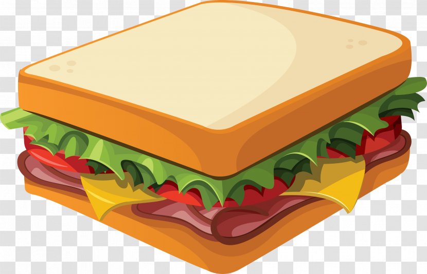 Hamburger Cheese Sandwich Submarine Breakfast Cheesecake - Finger Food - Turkey Bread Cliparts Transparent PNG