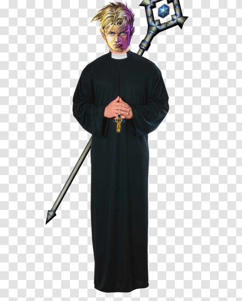 Robe Priest YouTube Sleeve Costume - Youtube Transparent PNG