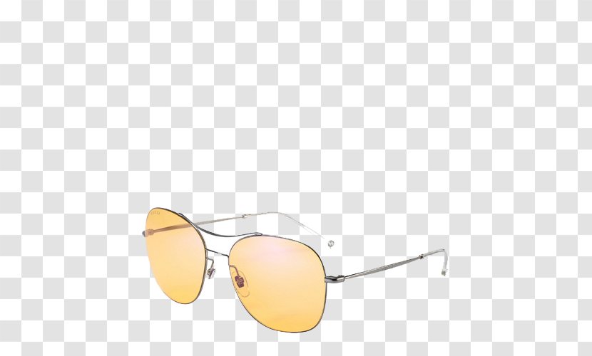 Sunglasses Lens Designer - Glasses - Golden Thin Edge Transparent PNG