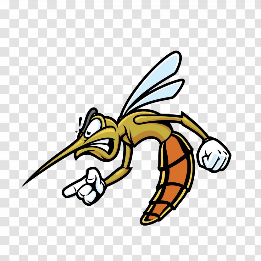 The Mosquito Vector Illustration Transparent PNG