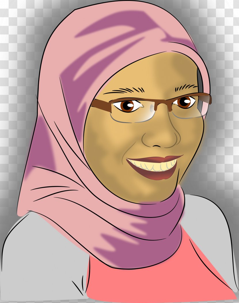 Hijab Islam Woman Clip Art - Watercolor - Muslim Transparent PNG