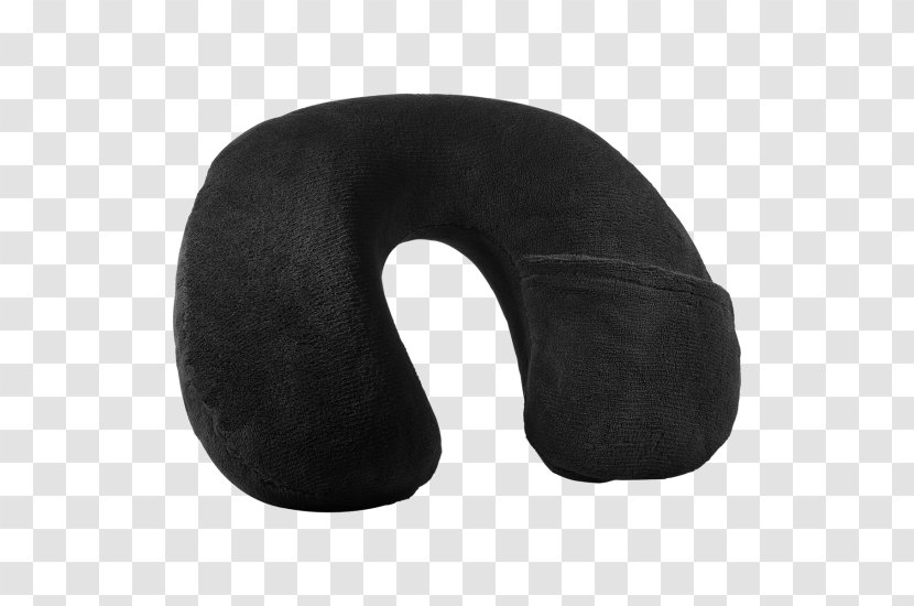 Travel Smart By Conair TS22N Inflatable Fleece Neck Rest/Neck Pillow, Black TS Rest TS22RSP Pillow - Cushion - Go Transparent PNG