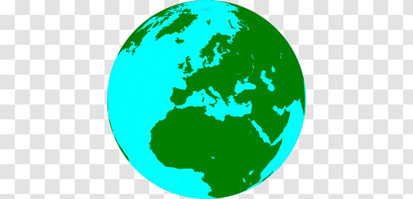Europe Globe Clip Art - Green - Cliparts Transparent PNG