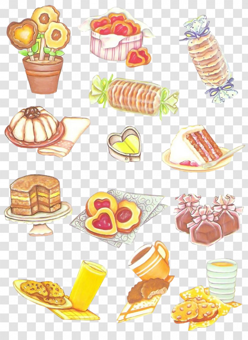 Paper Cupcake Decoupage Cuisine Clip Art - Junk Food - Candy Transparent PNG