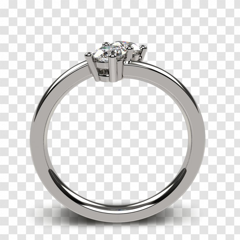 Engagement Ring Sterling Silver Cubic Zirconia - Size Transparent PNG