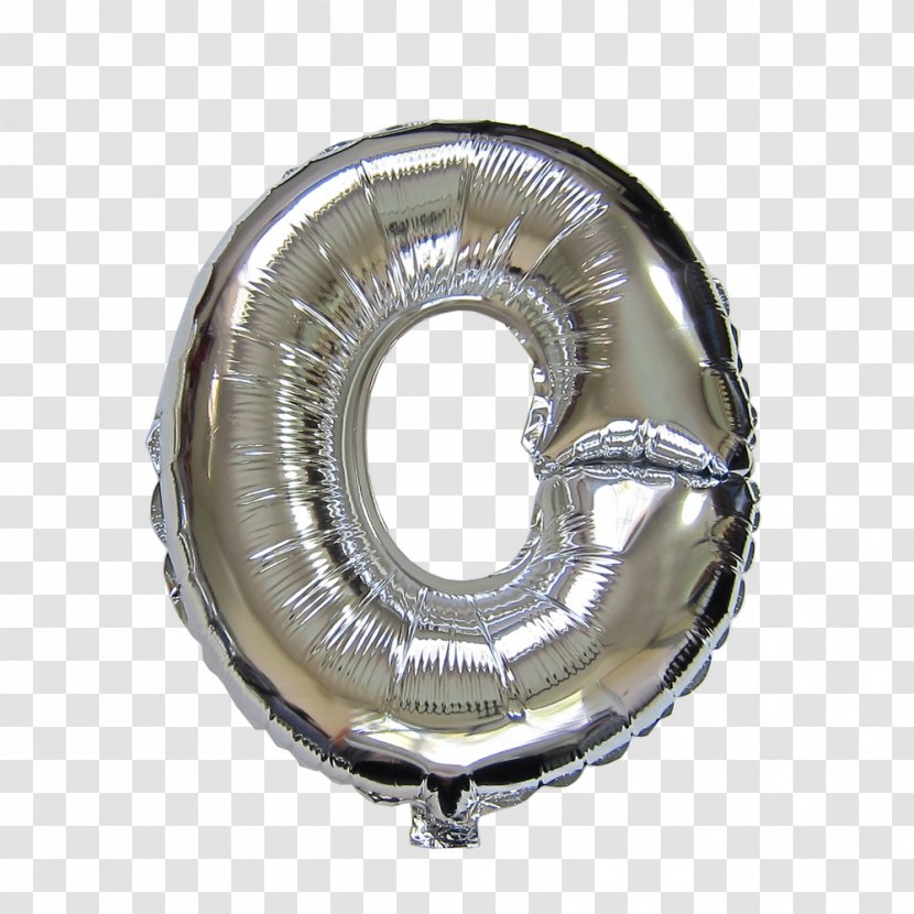 Silver Balloon Gold Birthday Alphabet Transparent PNG