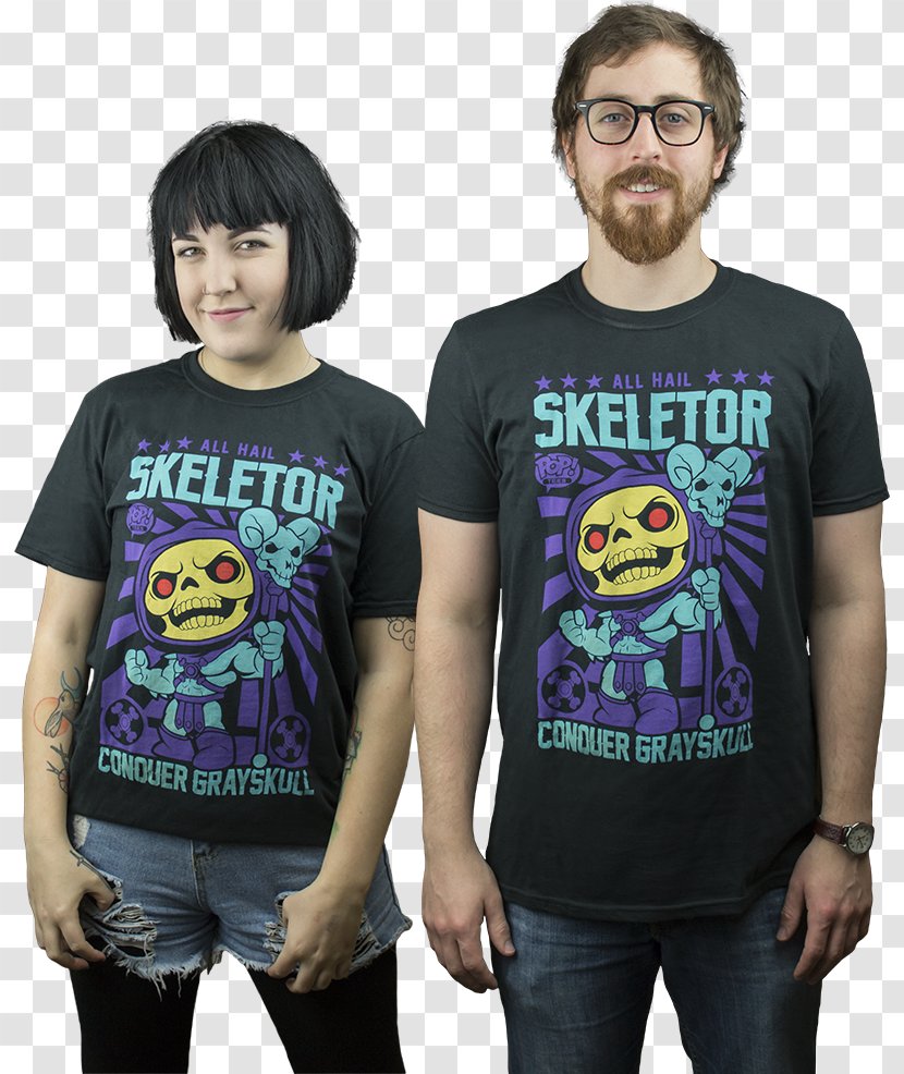 T-shirt Skeletor Castle Grayskull Masters Of The Universe Funko Transparent PNG