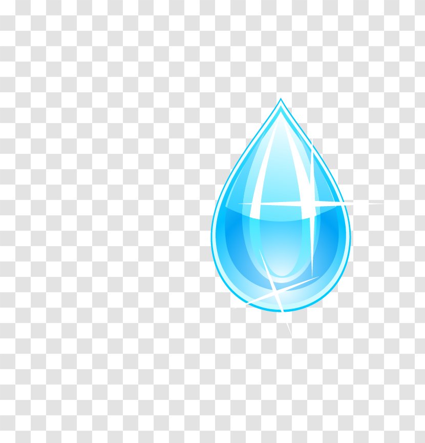 Blue - Triangle - Water Drop Transparent PNG