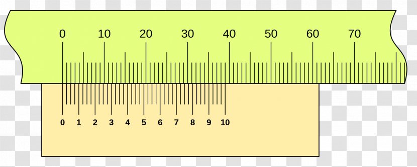 Vernier Scale Calipers Linearity Angle - Rectangle - Lineal Transparent PNG