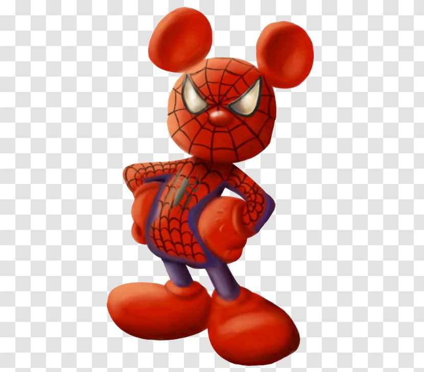 Mickey Mouse Minnie Spider-Man Captain America Epic - Spiderman - Fantasia Transparent PNG