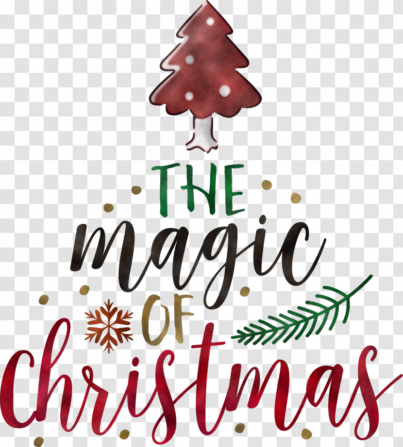 The Magic Of Christmas Christmas Tree Transparent PNG