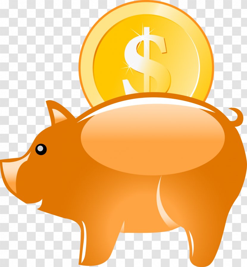 Finance Clip Art - Snout - Vector Piggy Bank Transparent PNG