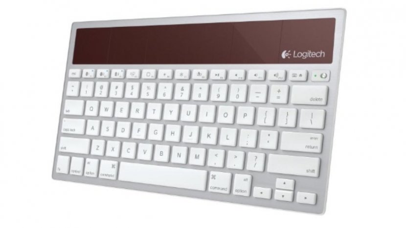 Computer Keyboard Logitech Photovoltaic Apple - Electronic Device Transparent PNG