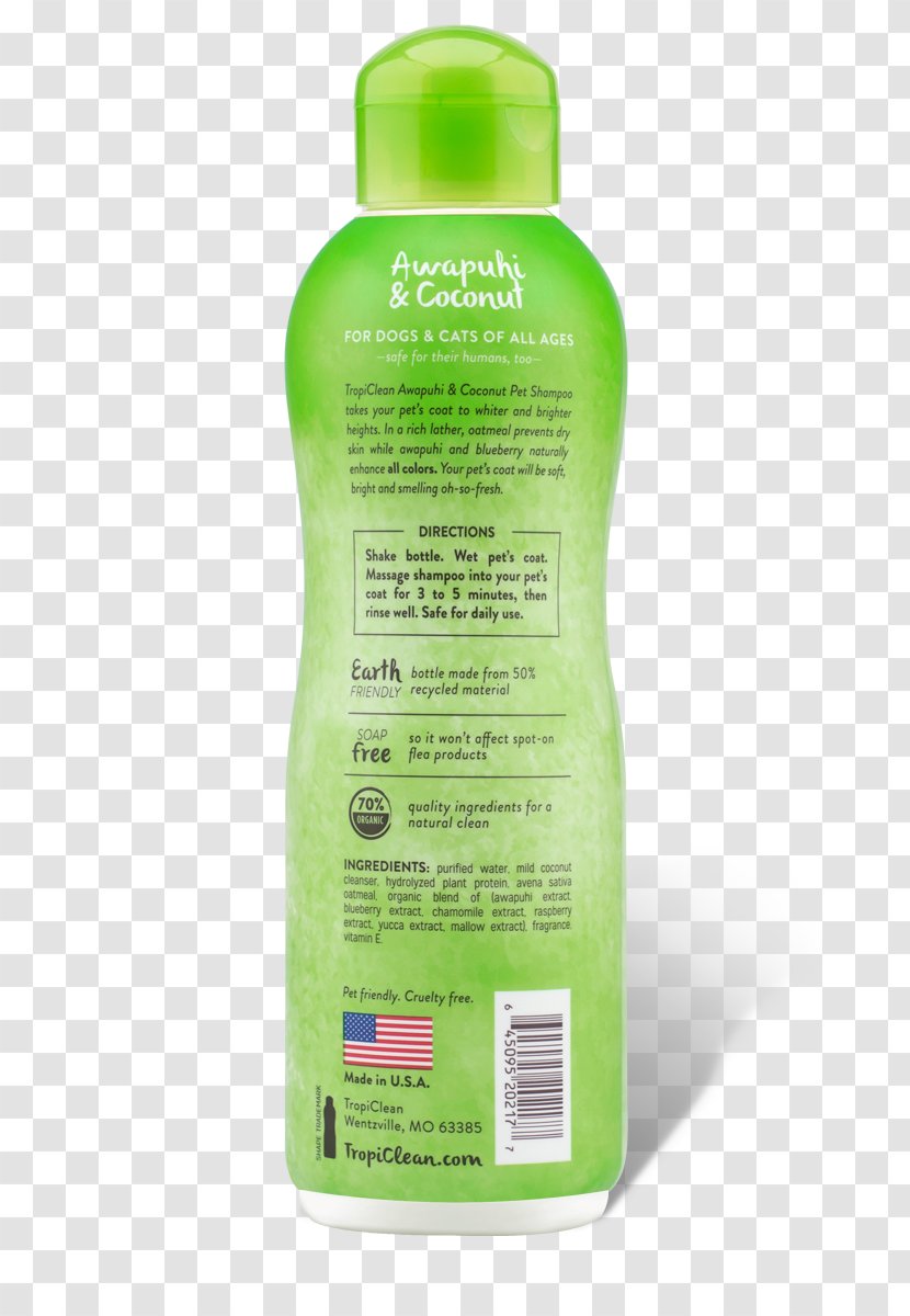 Tropiclean Oatmeal And Tea Tree Shampoo TropiClean Champú Y Coco Hair Conditioner - Watercolor - Coconut Water Ingredients Transparent PNG