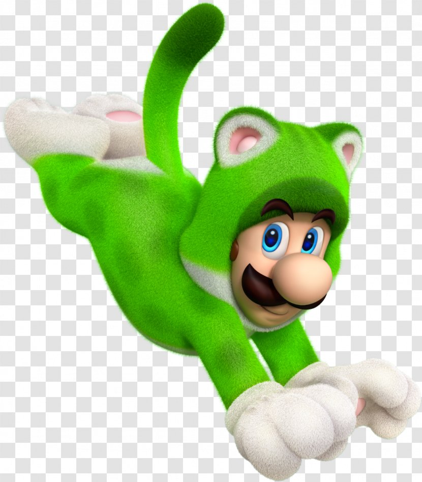 Super Mario 3D World Bros. Land Syobon Action - Series - Luigi Transparent PNG