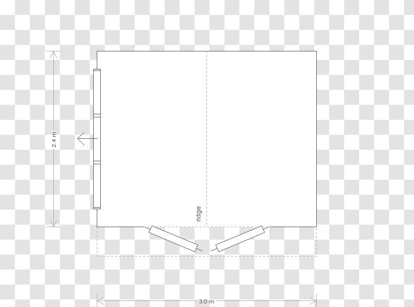 Line Angle Pattern - Diagram - Garden Shed Transparent PNG