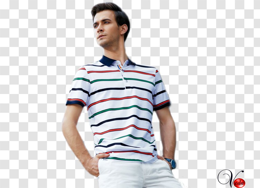 T-shirt Polo Shirt Collar Shoulder Sleeve Transparent PNG