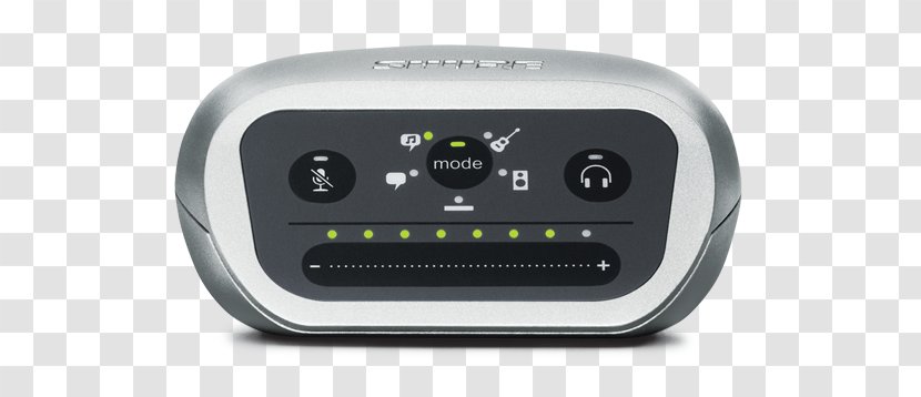 Microphone Shure MOTIV MVi Digital Audio Interface Lightning - Technology Transparent PNG