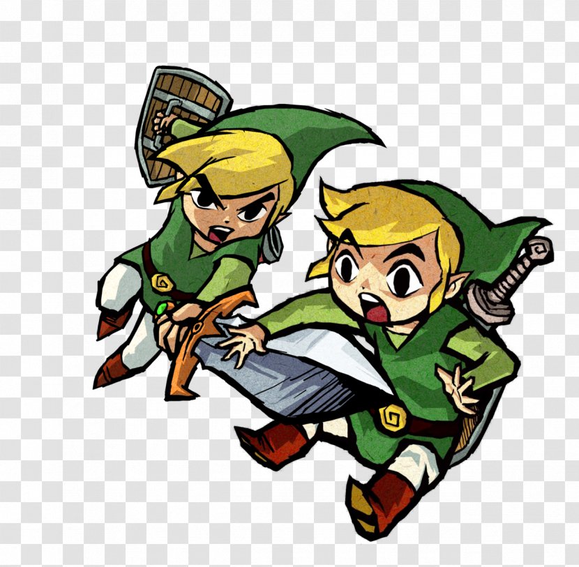 The Legend Of Zelda: Wind Waker HD Four Swords Adventures Spirit Tracks Link - Zelda - T-shirt Transparent PNG