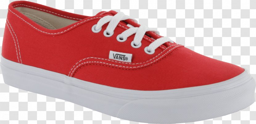 Sneakers Skate Shoe Red Vans - White - Shoes Transparent PNG