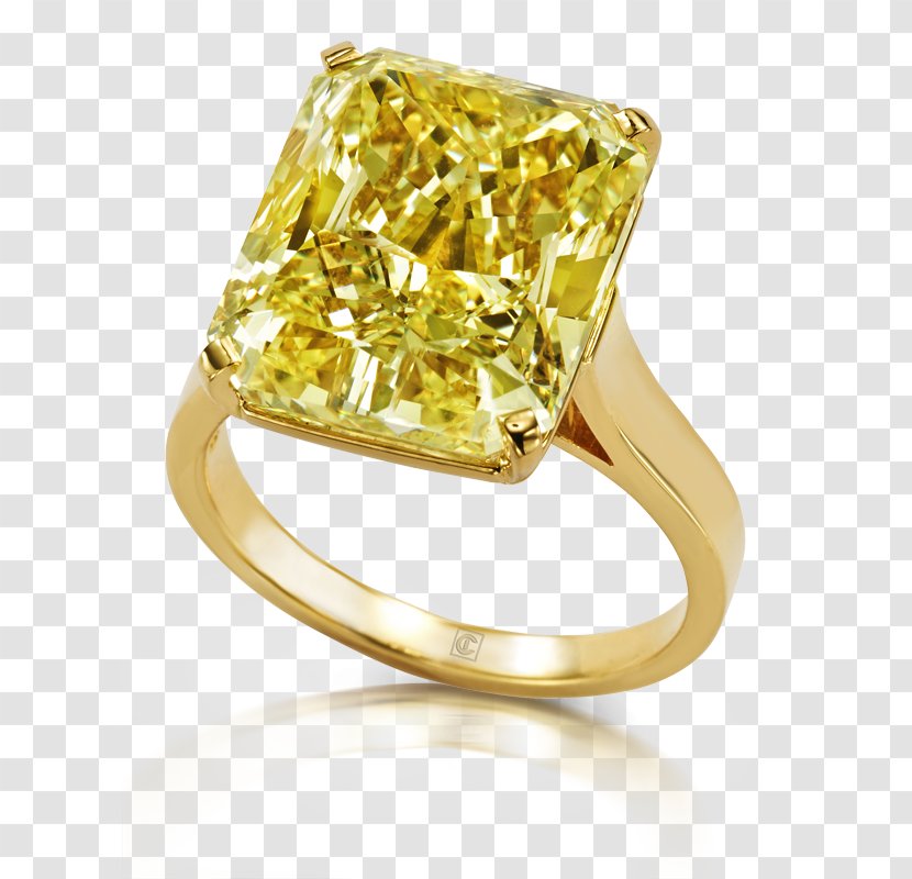 Diamond Earring Gemstone Yellow - Jewellery Transparent PNG