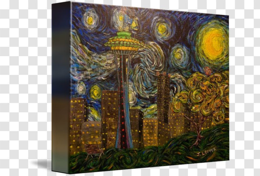 Space Needle Paper Post Cards Greeting & Note Painting Transparent PNG