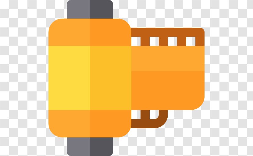 Yellow Font - Orange - The Film Roll Transparent PNG