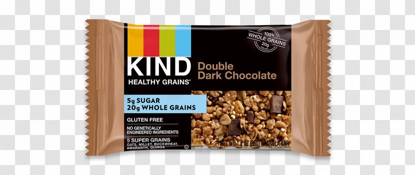 Chocolate Bar Kind Dark Granola - Flavor Transparent PNG