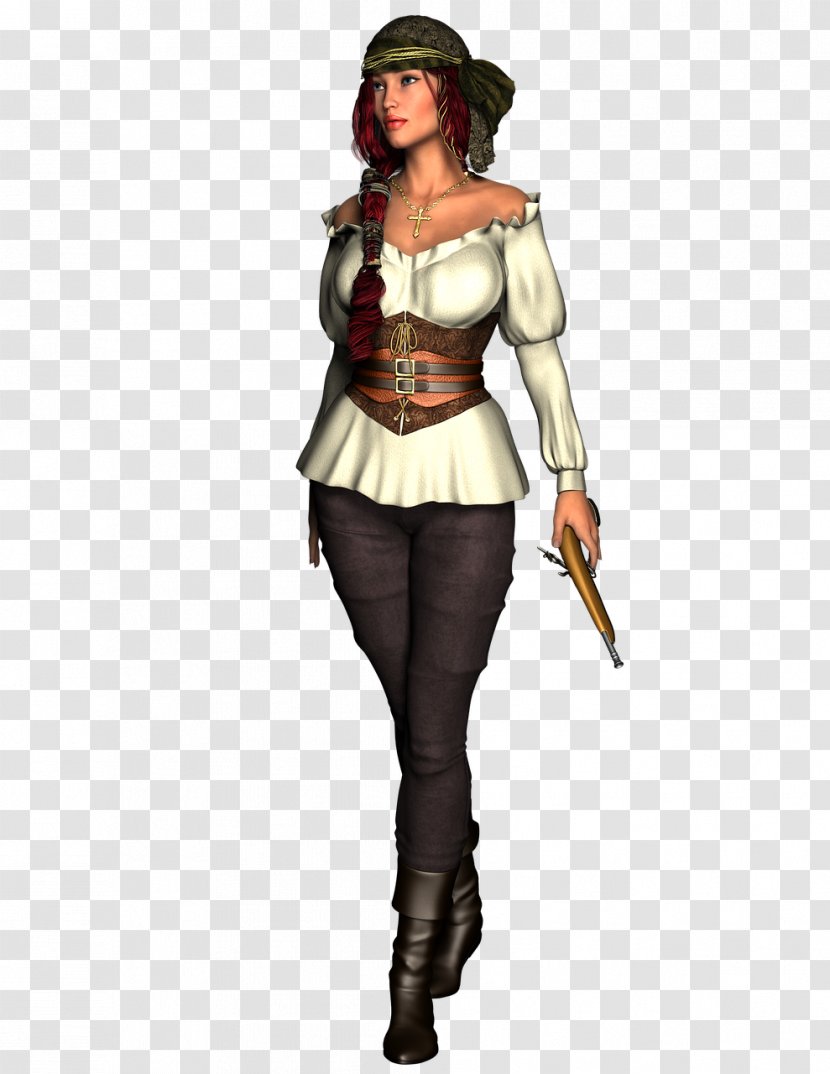 Piracy Woman Pirates Of The Caribbean - Armour - Female Transparent PNG